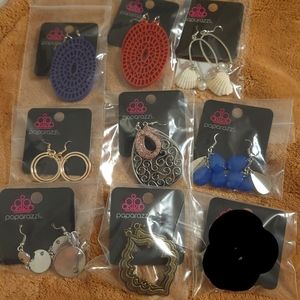 Paparazzi Earrings 9 pair